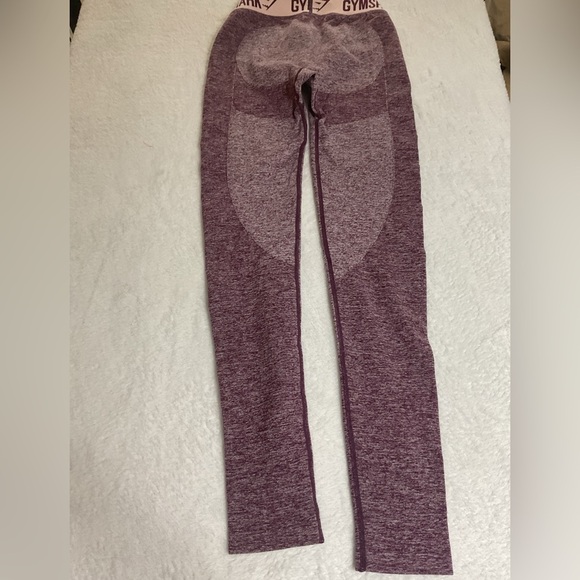 Gymshark Kids Burgundy Leggings - Picture 5 of 6